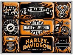 Zdjęcie Nostalgic Art Magnes Harley-Davidson Wild 83096 9Szt. Nar83096 - Otyń