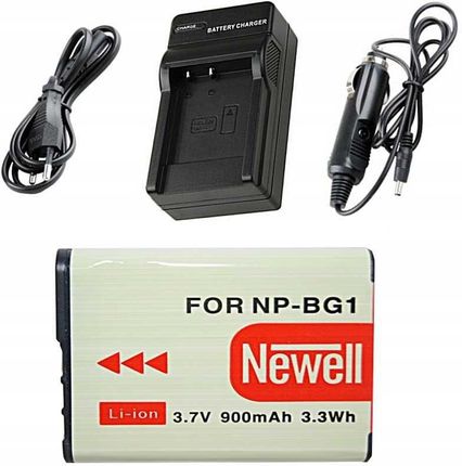 Newell Zestaw Ładowarka+Akumulator Bateria Do Sony Np-Bg1