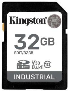 Kingston 32Gb Sdhc Industrial Uhs-I U3 V30 A1 Pslc