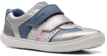 Buty dziecięce Clarks Flash Web Kid F kolor denim blue leather 26172644