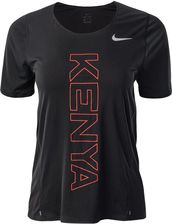 Zdjęcie Damska Koszulka z krótkim rękawem Nike W NK Kenya City Sleek Top SS Cv0385-010 – Czarny - Kielce