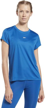 Damska Koszulka z krótkim rękawem Reebok Wor Commercial Poly Tee Ht6067 – Niebieski