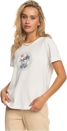 Damska Koszulka z krótkim rękawem Roxy Ocean After J Tees Erjzt05473-Wbk0 – Biały