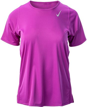 Damska Koszulka z krótkim rękawem Nike W NK DF Race Top SS Dd5927-551 – Fioletowy