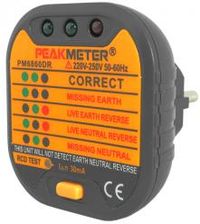 Zdjęcie Lamex Tester Gniazd Elektrycznych Pm6860Dr. LX6860DR - Mrozy