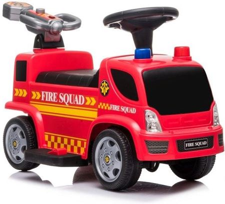 Super-Toys Jeździk Na Akumulator Straż Pożarna Z Armatką I Bańkami/Gts-6688-A Czerwony