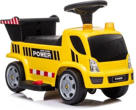 Super-Toys Jeździk Na Akumulator Wywrotka Z Łopatką/Gts-6688-C Żółty