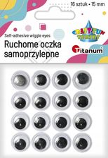 Zdjęcie Titanum Ruchome Oczy Samoprzylepne Średnica 15mm 16 Szt. 1579676971 - Głuszyca