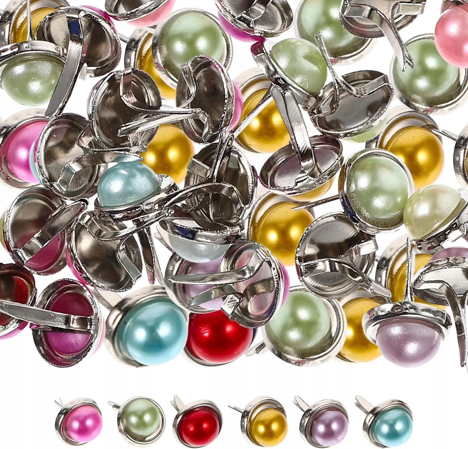 Mini Brads Kolorowe Paznokcie Dwunożne 100szt. 1576679216 Ceny i