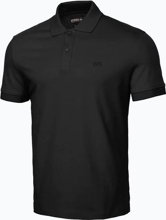 Koszulka Polo Męska Pitbull West Coast Polo Pique Regular Black