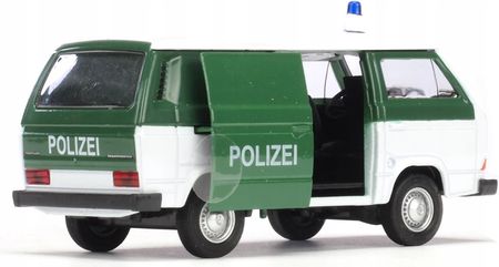 Welly Metalowe Auto Vw Volkswagen T3 Van Policja