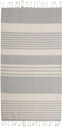Kocyk piknikowy lub ręcznik plażowy Ella Hamam, 145 x 250 cm, bawełna organiczna, beżowy Sagaform