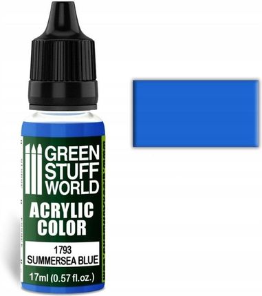 Green Stuff World Acrylic Color Summersea Blue Farba Akrylowa 17Ml 1579682818