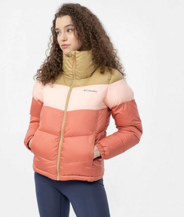 Damska kurtka puchowa pikowana COLUMBIA Puffect Color Block Jacket