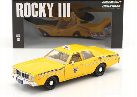 Greenlight 1978 Dodge Monaco Taxi Rocky 3 1:24