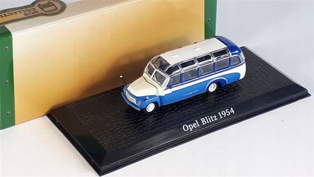 Opel Blitz 1954 Blue/White Autobus 1:72 Atlas