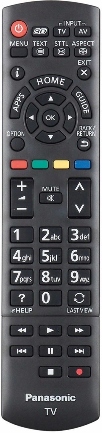 Télécommande RM-Series Pour Panasonic TX-L37ET5Y
