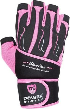 Rękawiczki Treningowe Fitness Chica Pink L Power System