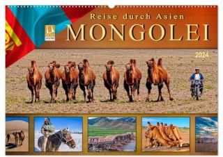 Reise Durch Asien - Mongolei (Wandkalender 2024 DIN A2 Quer), CALVENDO ...