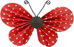 Zdjęcie Titanum Papierowa Ozdoba Motyl Czerwony W Grochy Dekoracja 13469309371 - Garwolin
