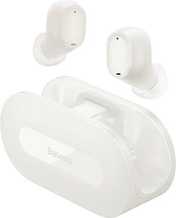 Słuchawki bezprzewodowe TWS Baseus Bowie EZ10, ładowanie indukcyjne, Bluetooth 5.3 - białe (A00054300226-Z1)