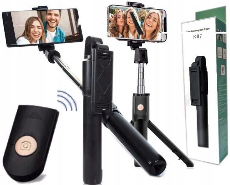 Nemo Selfie Stick Tripod K07 Statyw Z Pilotem Bluetooth Bezprzewodowy