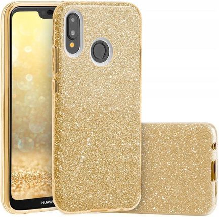 Forcell Etui Plecki Huawei P8 Lite2017 Glitter Złoty