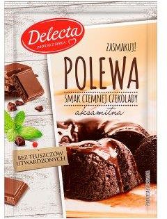 Delecta polewa ciemna czekolada twarda 100g