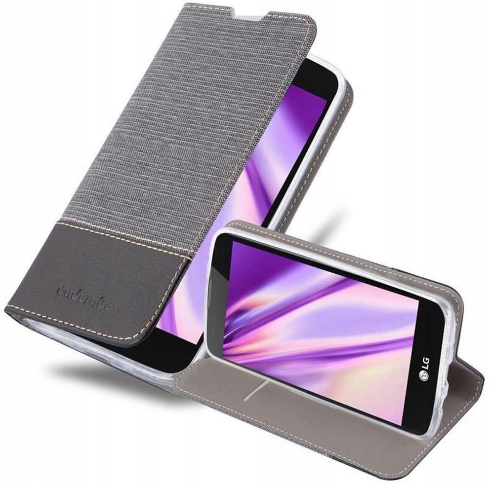Cadorabo Custodia Libro per LG K50s in ROSSO MELA - con Vani di Carte, Funzione Stand e Chiusura Magnetica - Portafoglio Cover Case Wallet Book Etui Protezione
