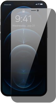 Baseus Privacy Szkło Hartowane Do Iphone 12 Pro Max Na Cały Ekran 0 4Mm Prywatyzujące Filtr Anti Spy Zestaw Montażowy