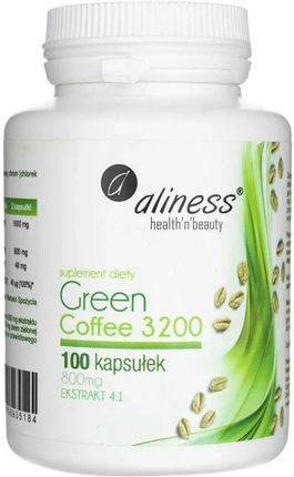 Aliness green coffee (zielona kawa) 3200 - 100 kapsułek