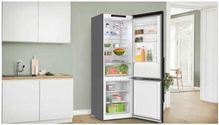 Lodówka Bosch Serie 4 KGN49VXCT z zamrażalnikiem dolnym 203 cm