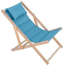 Royokamp Leżak Classic Soft Niebiesko-Szary