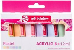 Zdjęcie Farby akrylowe 6x12ml Pastel Art Creation Talens - Stryków