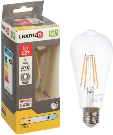 Żarówka dekoracyjna LED E27 (230 V) 4 W 470 lm LEXMAN