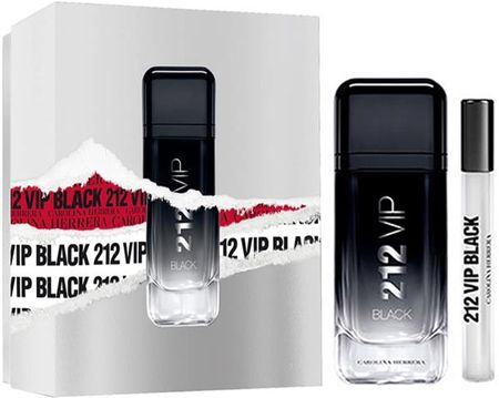 Carolina Herrera 212 VIP Men Black SET I. woda perfumowana 100ml + woda perfumowana 10ml