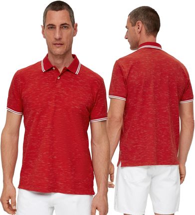 Koszulka męska Polo s.Oliver czerwona 3XL