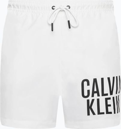 Szorty kąpielowe męskie Calvin Klein Medium Drawstring white 