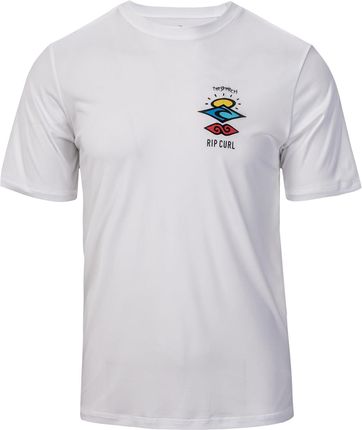 Męska Koszulka UV Rip Curl Icons Surflite S/S 12Cmrv_1000 – Biały