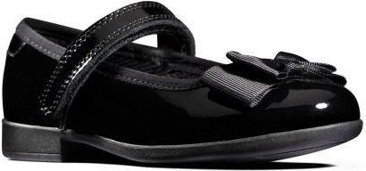Buty dziecięce Clarks Scala Tap E kolor black patent 26142852