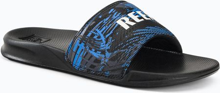 Klapki męskie REEF One Slide czarno-niebieskie CJ0612 