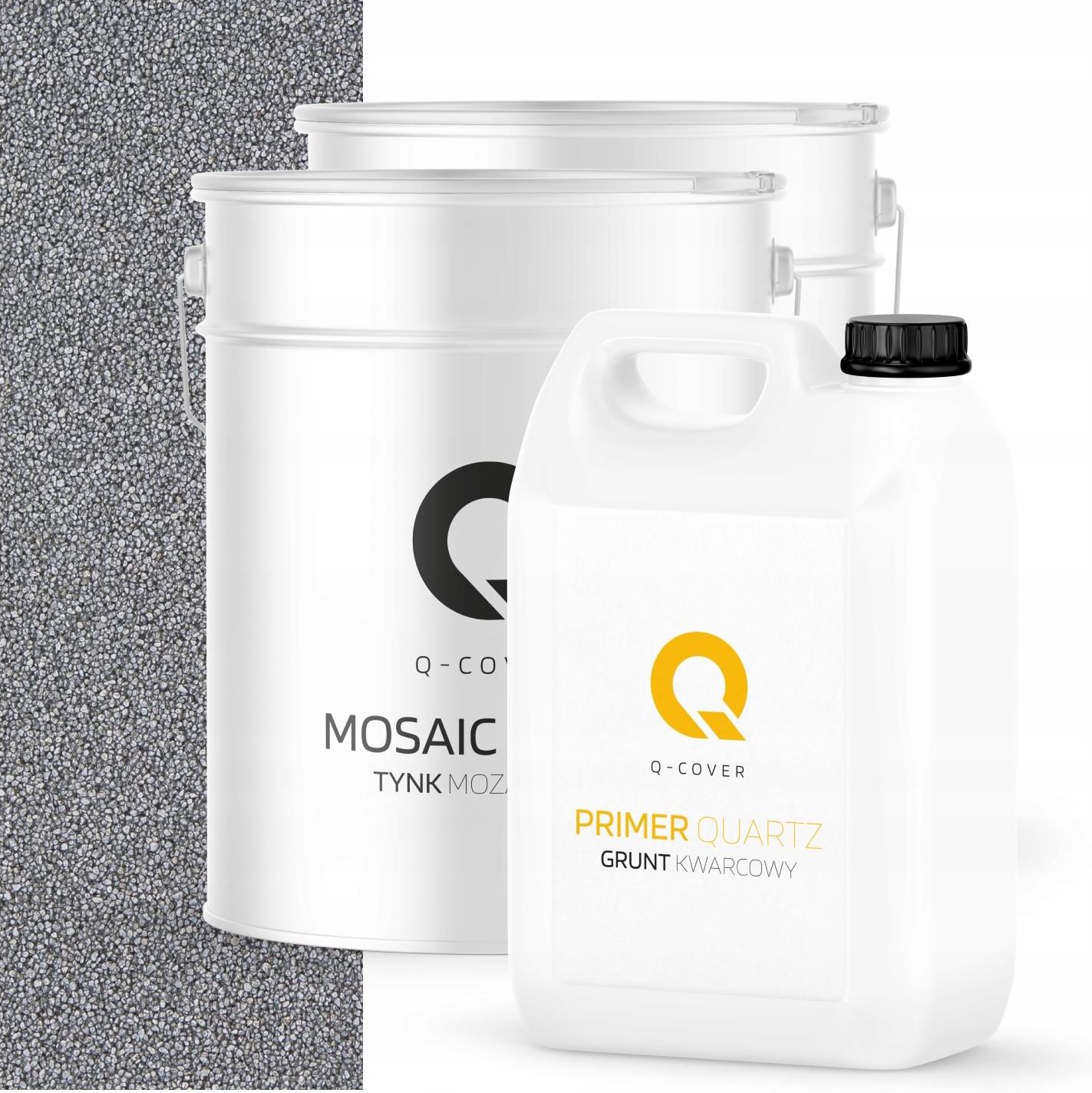 Tynk QCover Tynk Mozaikowy Grunt Zestaw Srebrny M11 6.5M2 Opinie i