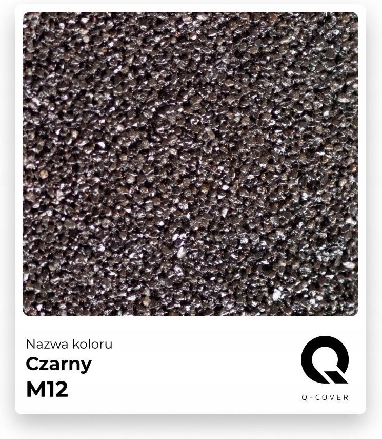 Tynk QCover Tynk Dekoracyjny Mozaika Czarny M12 25Kg Czarne Opinie i