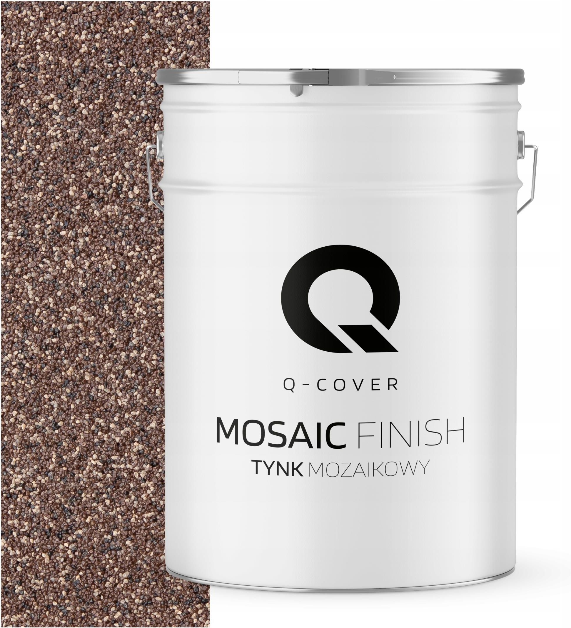 Tynk QCover Tynk Dekoracyjny Mozaika Brązowy Ciemny M71 Opinie i