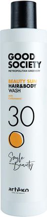 Artego Szampon Good Society Beauty Sun 30 Hair & Body 2 W 1 Micelarny O Działaniu Łagodzącym 300 Ml
