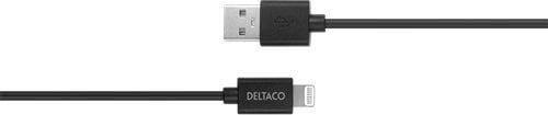 Deltaco Kabel Usb Lightning Cable Usb A Lightning M Apple C Chipset Mfi Fsc Labelled