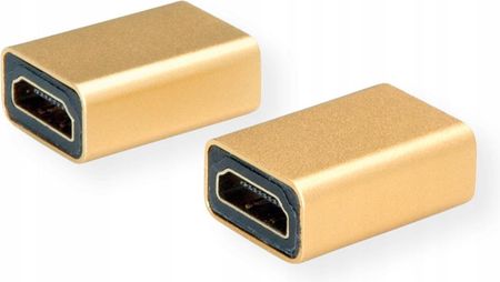 Roline Adapter Hdmi F Złoty