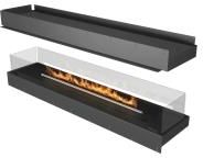 Zdjęcie Planika Forma 1500 Z Wkładem FLA3 1190 Burner Wyspa Ze Szklanymi Panelami - Opole