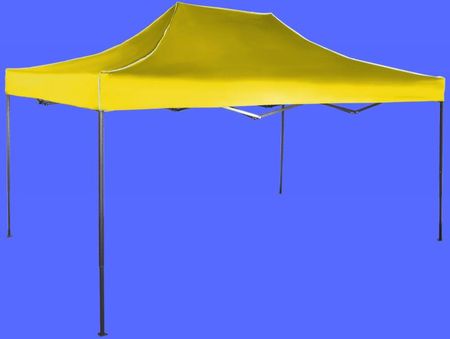Expodom Namiot Imprezowy 3x4,5m Stalowy Żółty Bez Ścian Bocznych