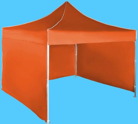Expodom Namiot Imprezowy 3x3m Aluminiowy 3 Ściany Boczne Pomarańczowy